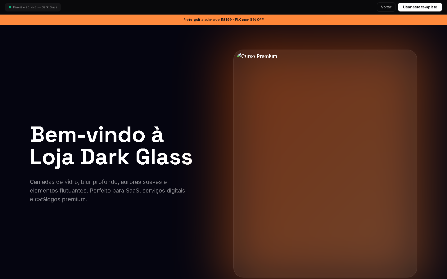 Template glass